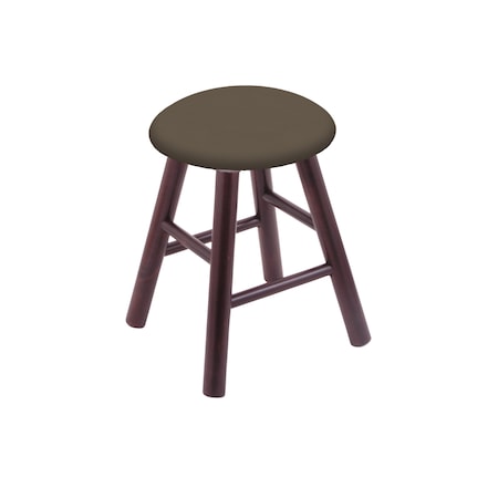 Maple Vanity Stool,Dark Cherry Finish,Graph Anchor Seat